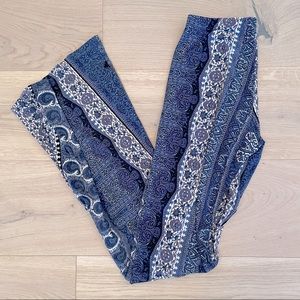 Boho bell bottom leggings